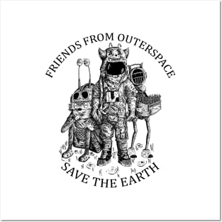 Save the earth Posters and Art